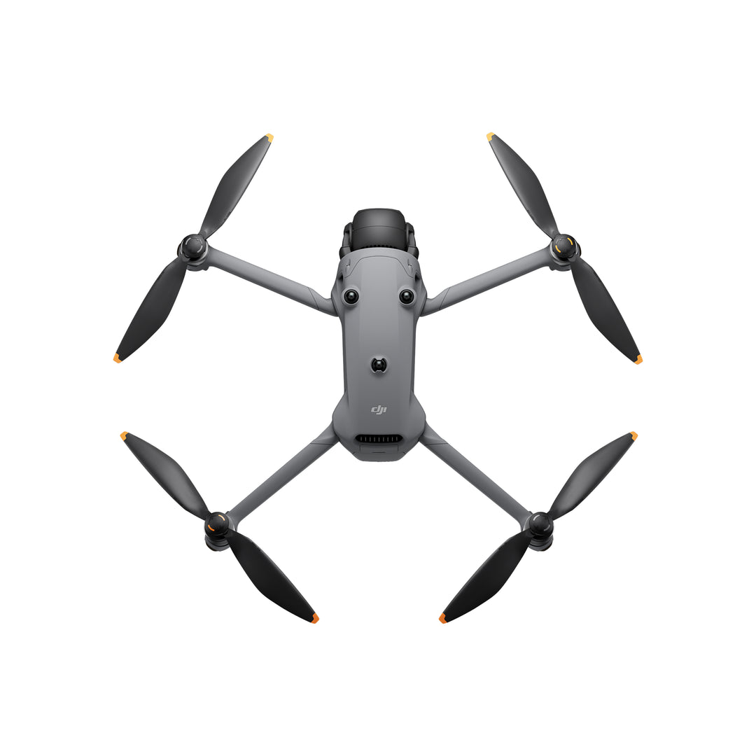 DJI Mavic 4 Pro drone with four propellers on a white background
