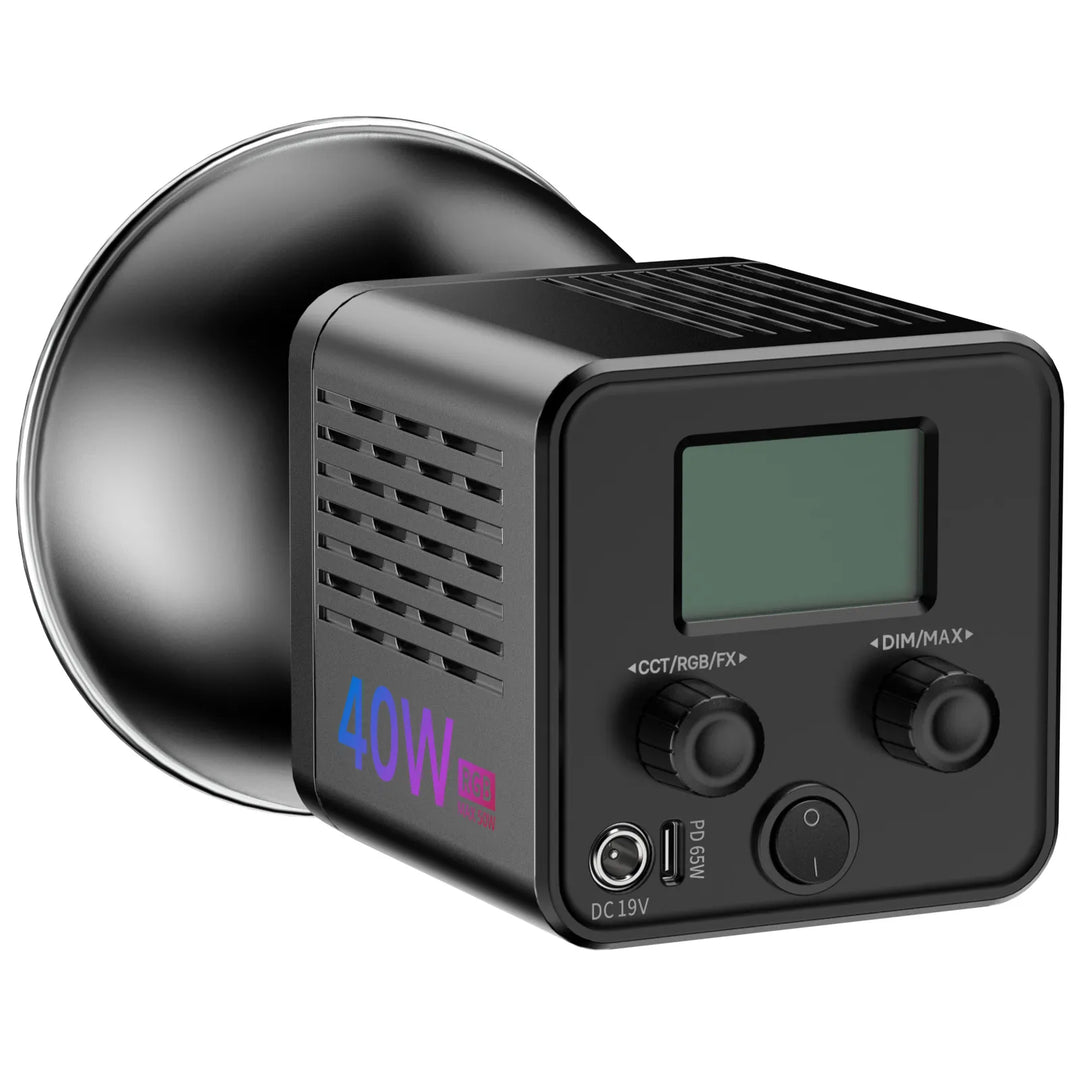 Ulanzi L024 40W RGB Portable LED Video Light on a white background