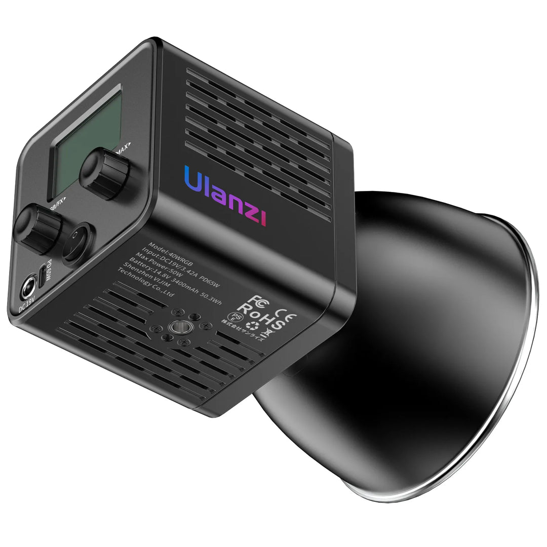 Ulanzi L024 40W RGB Portable LED Video Light on a white background