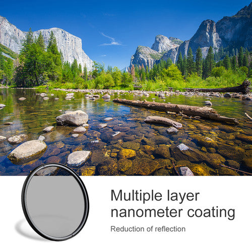 K&F Concept CPL FILTER Circular Polarizing Filter Japan Optics Protection Filter Multi Coat Slim Frame