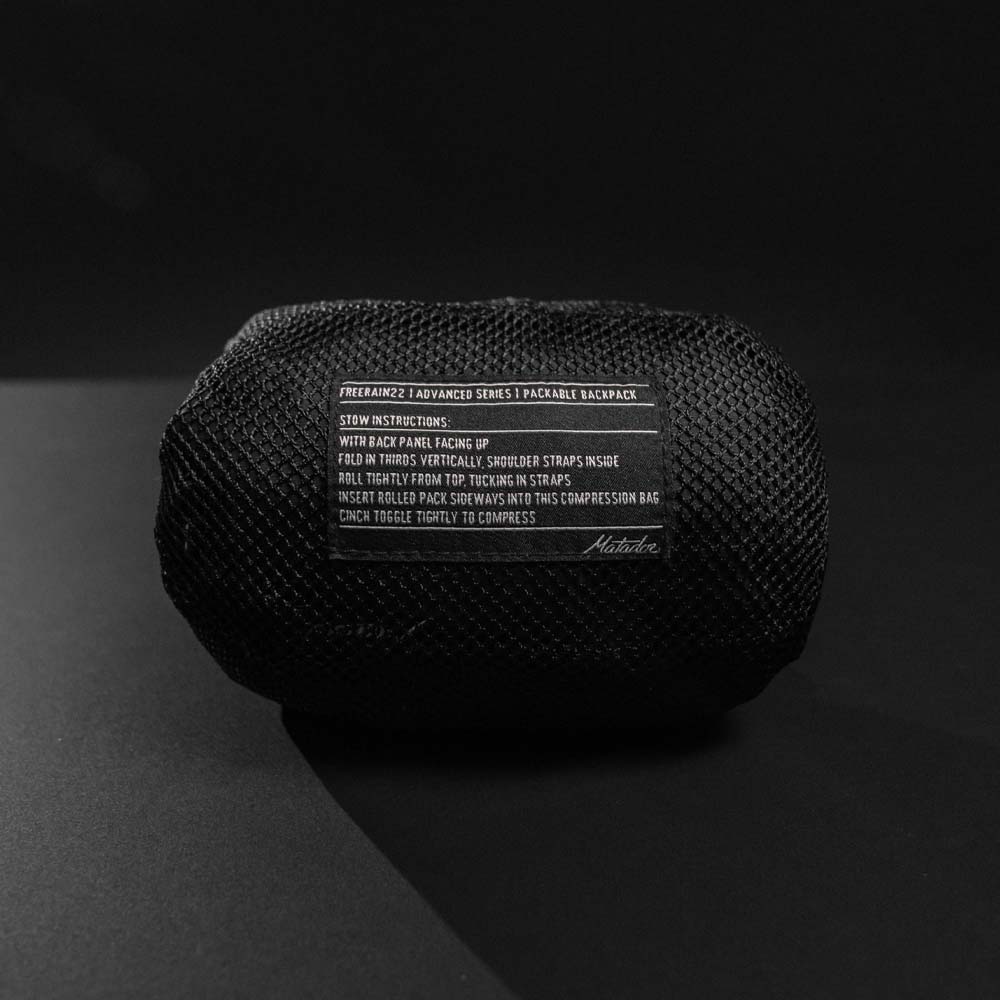 Matador Freerain22 Waterproof Packable Backpack MATFR223001BK