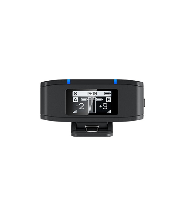 Top view of Boya BOYAMIC All-in-One Wireless Mic with On-Board REC Success