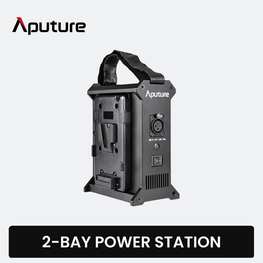 Aputure 2-Bay Battery Power Station For Aputure Nova P300C, 200D and more (V-Mount)