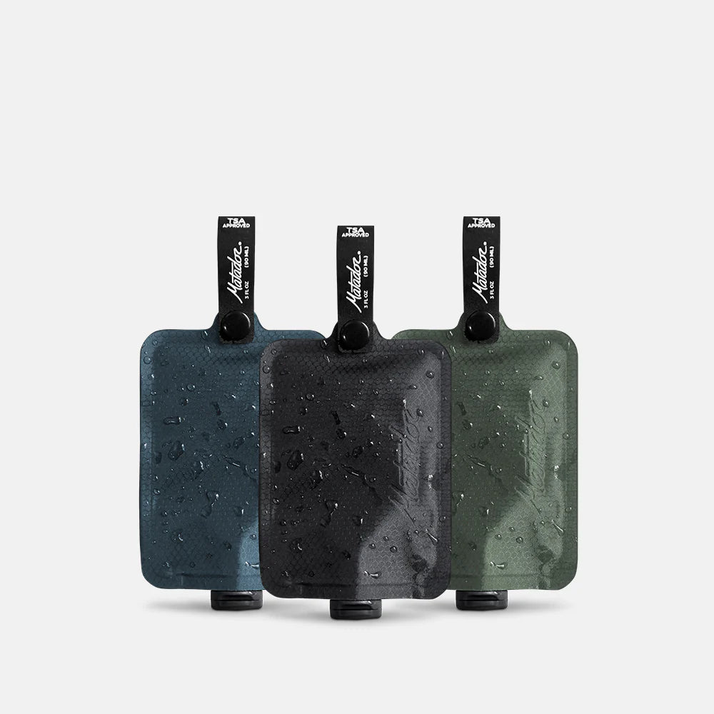 Matador FlatPak Toiletry Bottle (3-Pack) - Multi-Color
