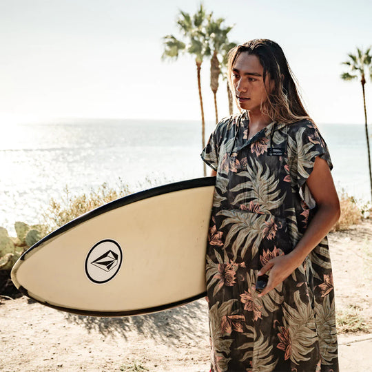 Matador Packable Towel Poncho - Volcom Wanderer Stripe  MVPO01WND