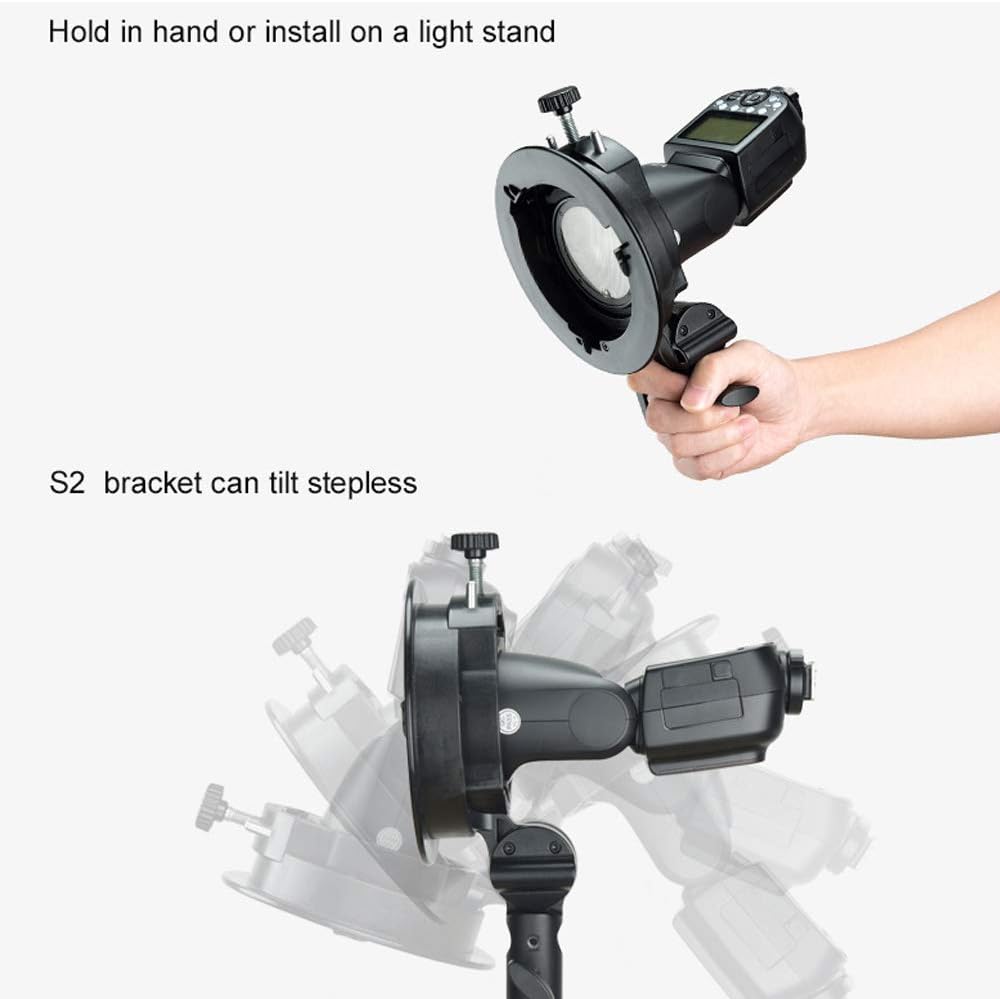 Godox Speedlite Bracket S2 mount to Bowen adaptor