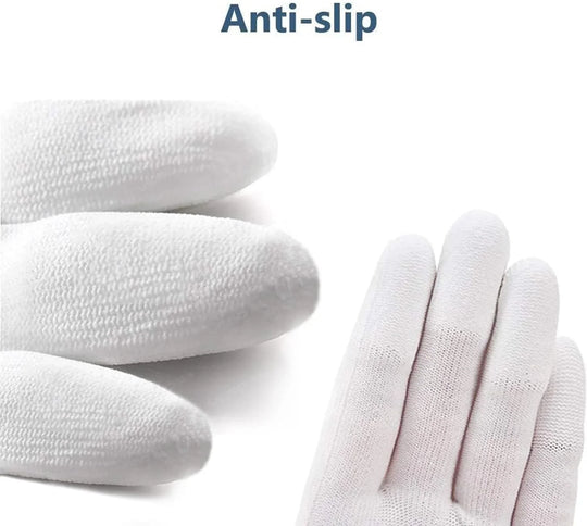VSGO Anti-Static Cleaning Gloves DDG-1S (White) - Red Dot Photo