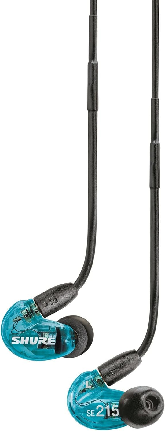 Shure SE215 Wireless Sound Isolating Earphones w/ extended bass (Blue) - Special Edition