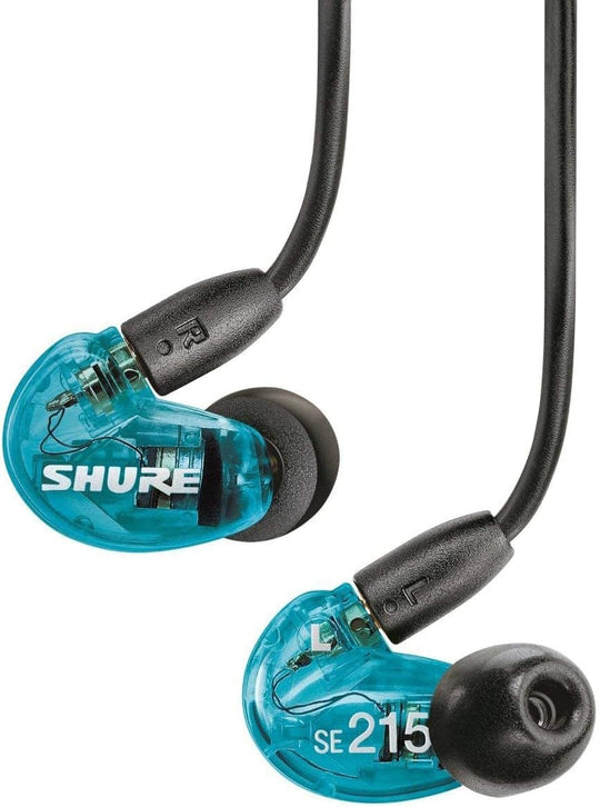 Shure SE215 Wireless Sound Isolating Earphones w/ extended bass (Blue) - Special Edition