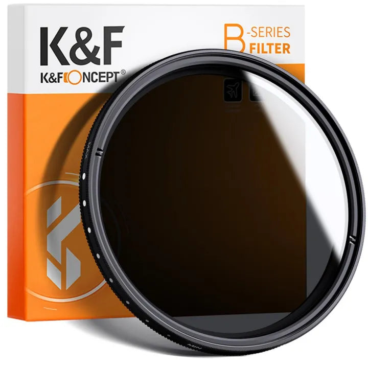 K&F Concept Ultra Slim Multi Coated Variable Neutral Density Filter ND2 - ND400