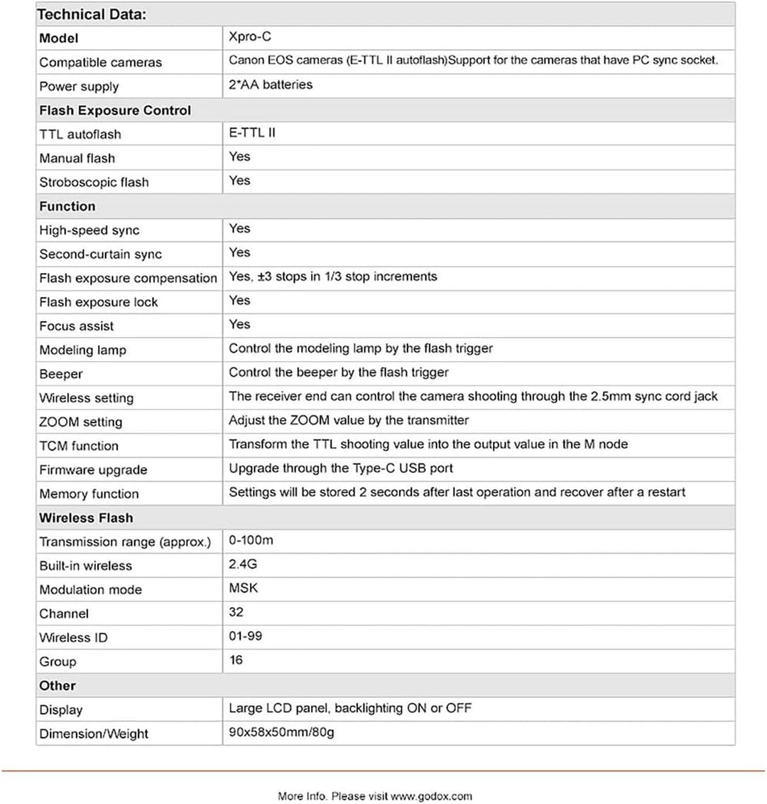 Godox Xpro TTL Wireless Flash Trigger