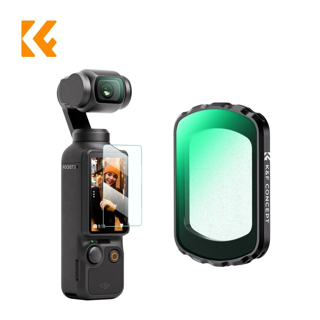 K&F Concept Nano-X Series 1/8 Black Diffusion Filter with Green