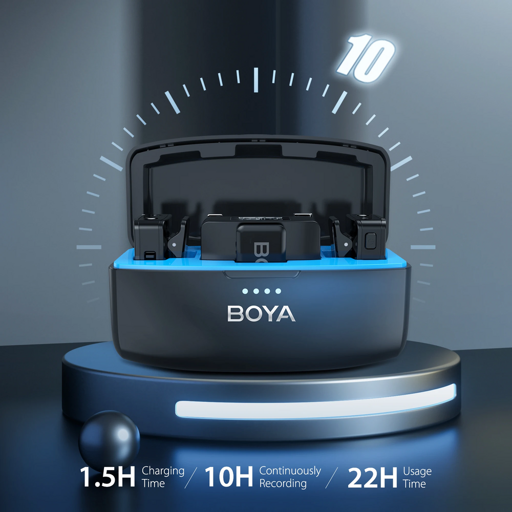 Boya BOYAMIC All-in-One Wireless Mic with On-Board REC Success