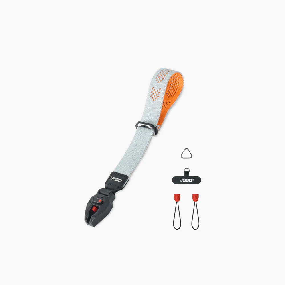VSGO Black Snipe CASUAL Lightweight Camera Wrist Strap on a white background