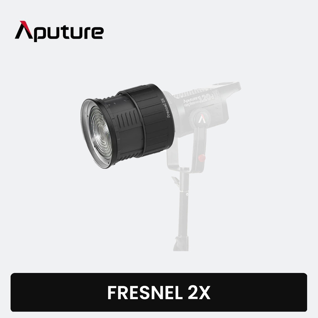 Aputure Fresnel 2X Lens Mount Attachment for Aputure COB – Red Dot