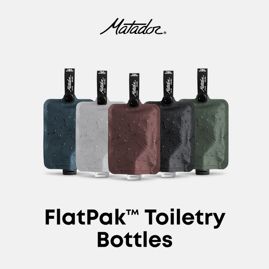 FlatPak Toiletry Bottle (3-Pack) - Multi-Color