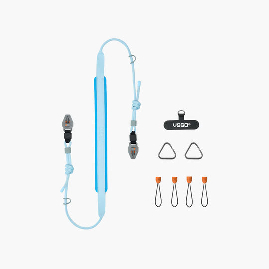 VSGO Black Snipe CASUAL Camera Strap on a white background