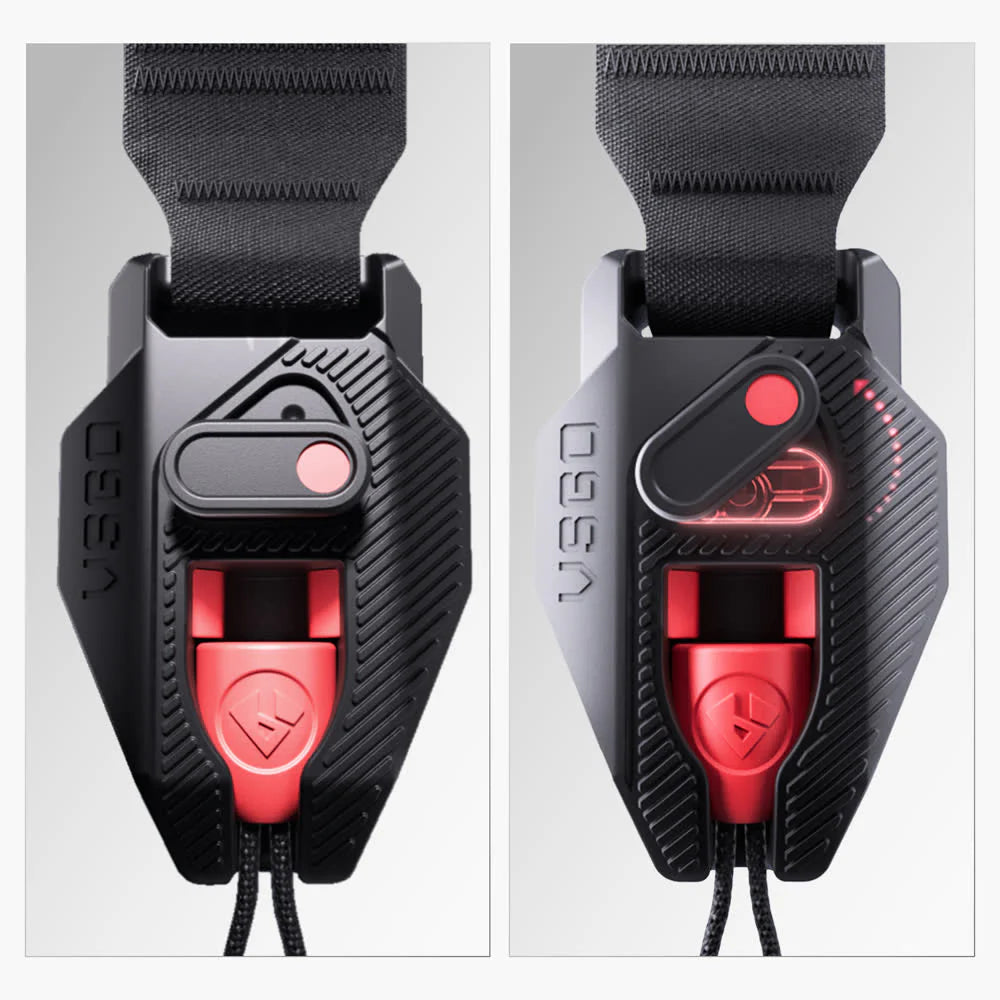 Close up view of VSGO Black Snipe CASUAL Camera Strap