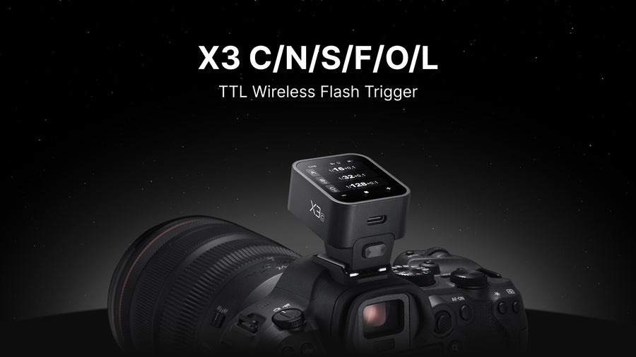 Godox X3 TTL wireless flash trigger banner