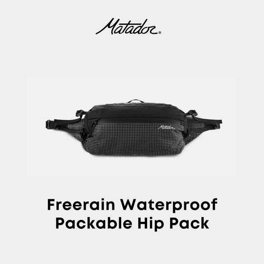 Matador Freerain Waterproof Packable Hip Pack MATFRHP001BK
