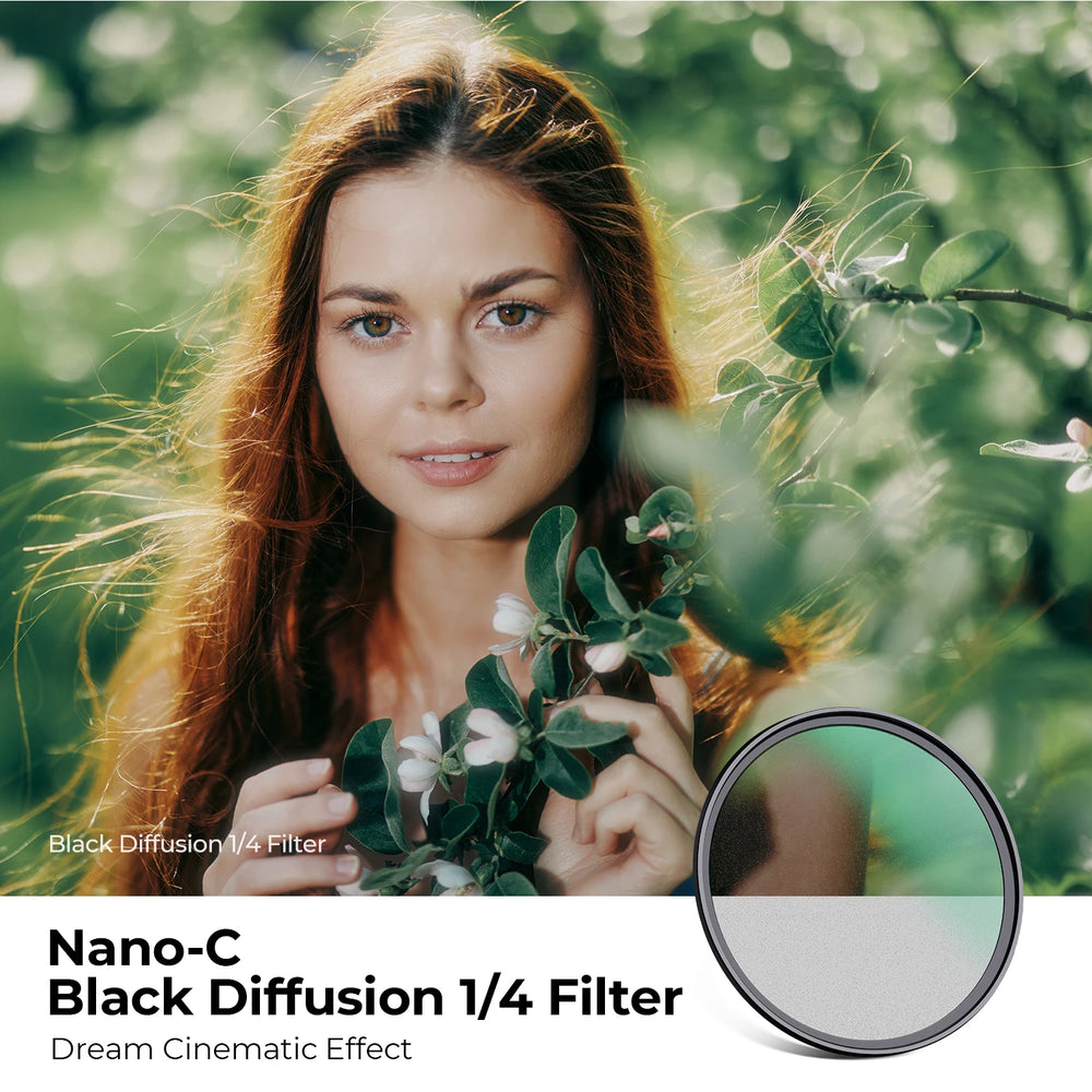 K&F Black Mist Non-Magnetic Filter Black Diffusion Filter C Series