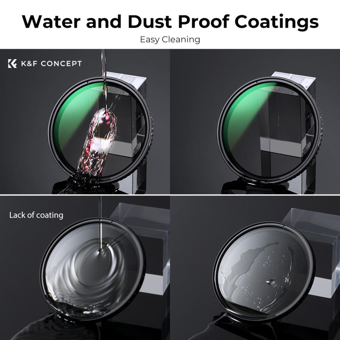 K&F Concept Nano-X series ND8-ND128(3-7 Stops) HD Hydrophobic VND Filter