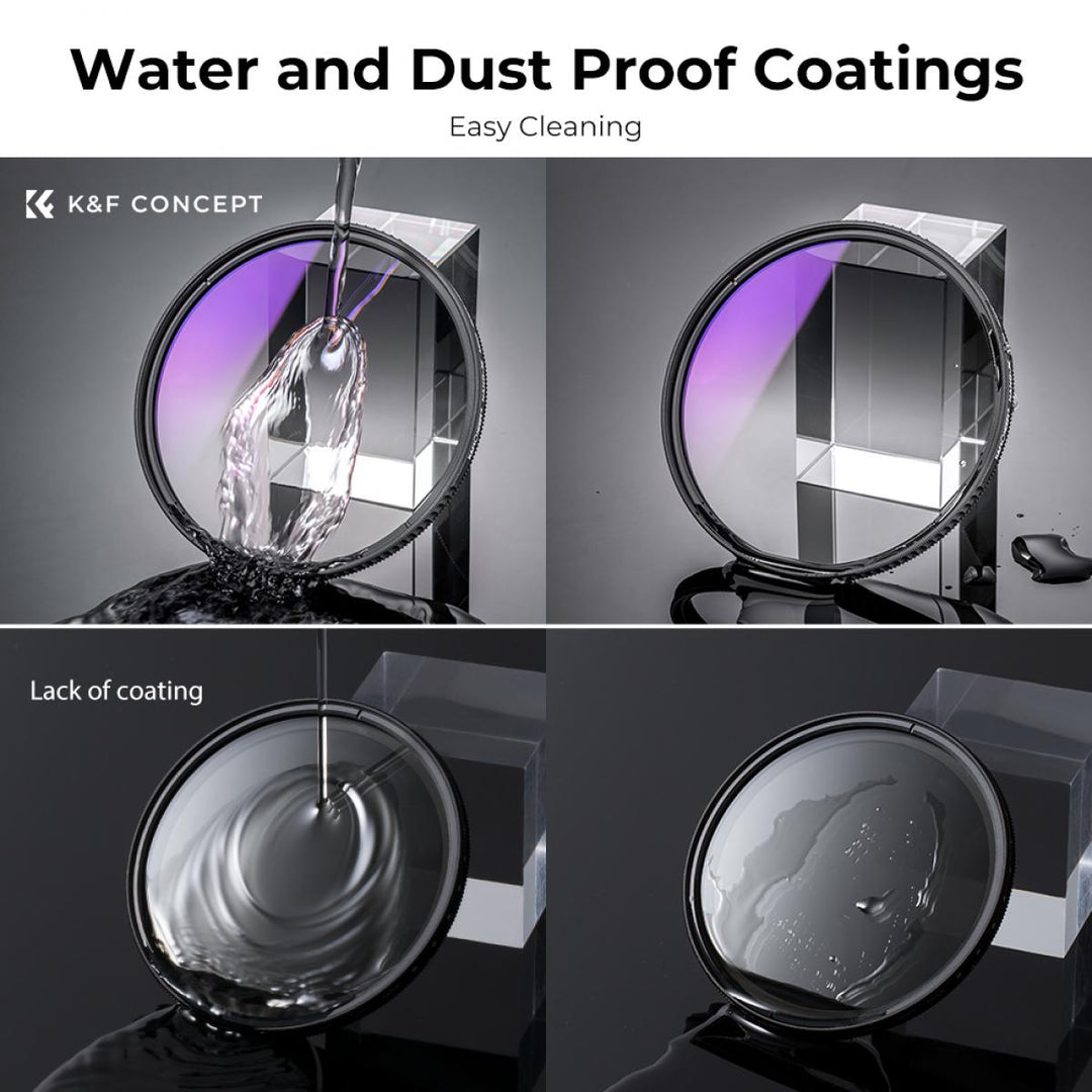 K&F Concept Nano-X Soft GND8 Filter (3 Stops) Lens Filter Soft Graduated Neutral Density Filter