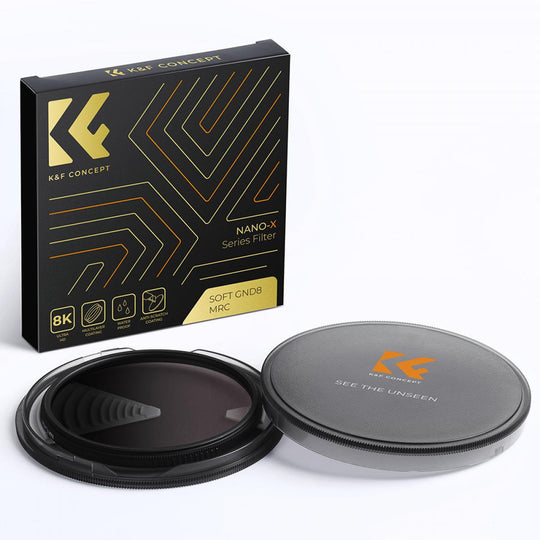 K&F Concept Nano-X Soft GND8 Filter (3 Stops) Lens Filter Soft Graduated Neutral Density Filter