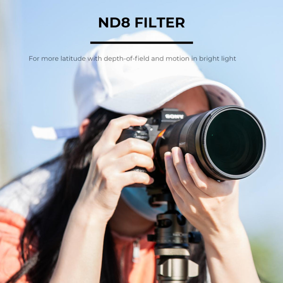 K&F Concept Nano-X Series  ND Filter ND8 (3-Stops) Filter Fixed Neutral Density Filter