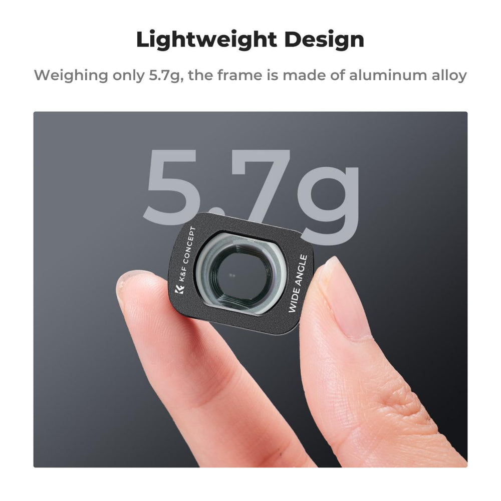 K&F Concept Magnetic Wide-angle Filter for DJI Osmo Pocket 3