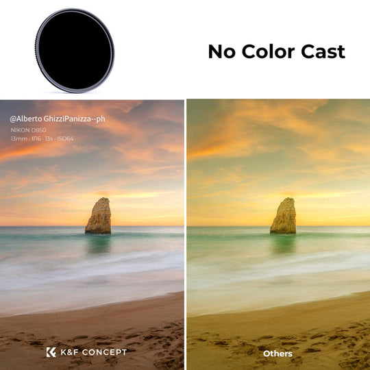 K&F Concept Nano-X ND Filter ND1000 (10-Stops) Filter Fixed Neutral Density Filter