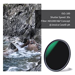 K&F Concept Nano-X ND Filter ND1000 (10-Stops) Filter Fixed Neutral Density Filter