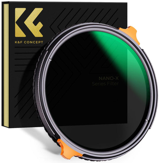 K&F Concept ND4-ND64 (2-6 Stop) Variable ND Filter and CPL Circular Polarizing Filter 2 in 1