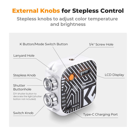 K&F Concept RGB Video Light