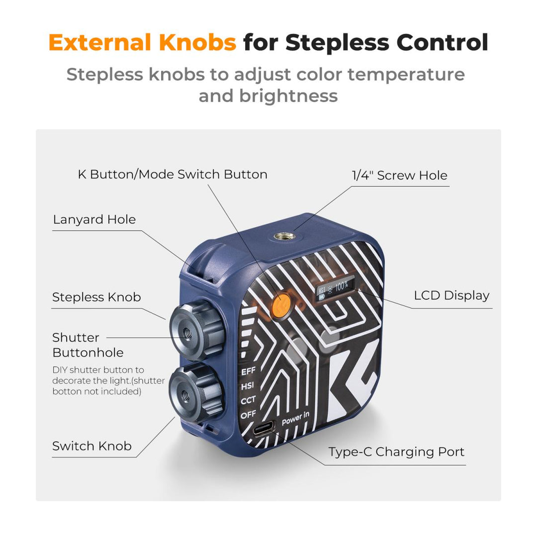 K&F Concept RGB Video Light