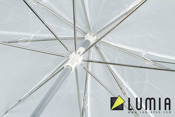 Lumia 100 White Foldable Umbrella