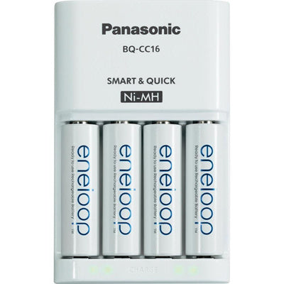 Panasonic Eneloop Charger with 4xAA 1900mAH NiMH Batteries