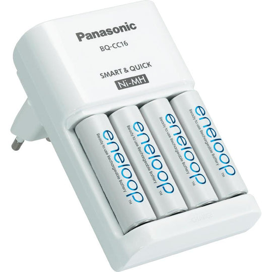 Panasonic Eneloop Charger with 4xAA 1900mAH NiMH Batteries