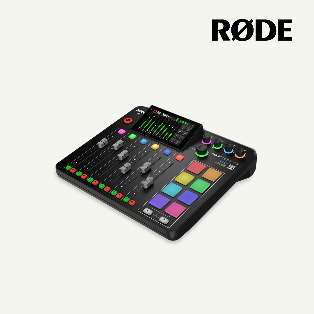 Rode RODECaster Pro II Integrated Audio Production Studio – Red Rode RODECaster Pro II Integrated Audio Production Studio – Red