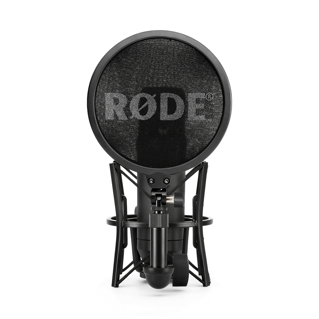 Rode NT1 Kit Condenser Microphone with SM6 Shock Mount and Pop Filter