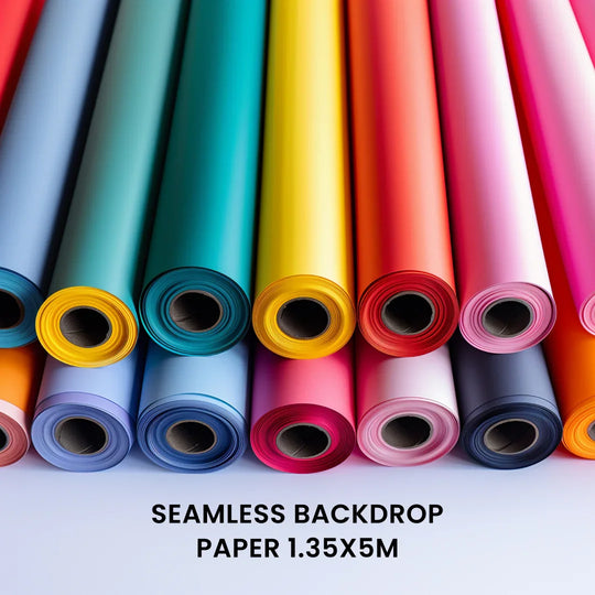 Seamless Backdrop Paper 1.35x5m - Red Dot Photo