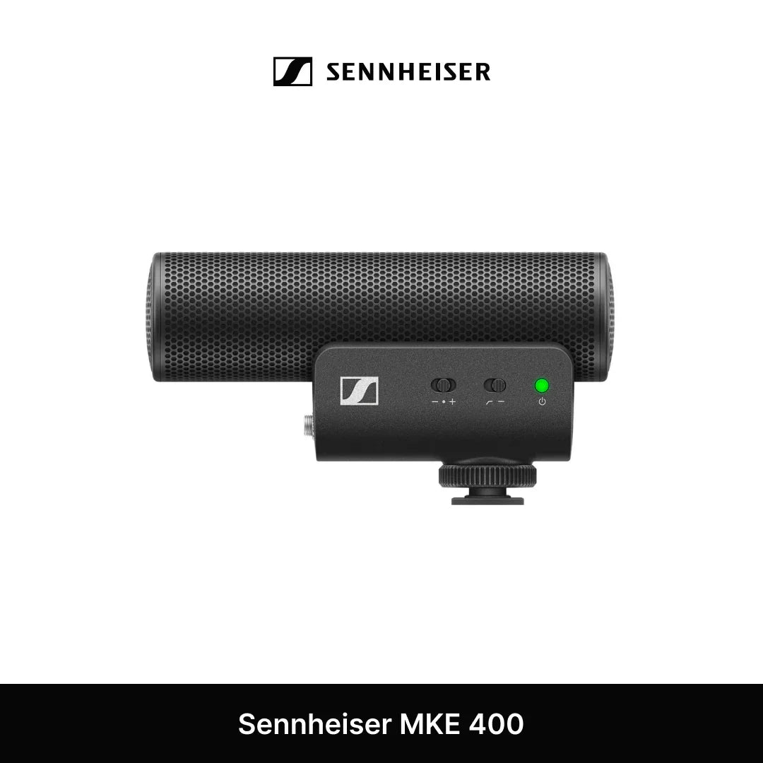 Sennheiser MKE 400 Camera-Mount Shotgun Microphone (2nd Generation) - Red Dot Photo