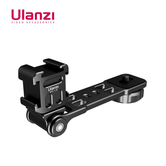 Ulanzi PT-13 PT 13 Metal Triple Cold Shoe Bracket for Mounting LED Video Light and Microphone