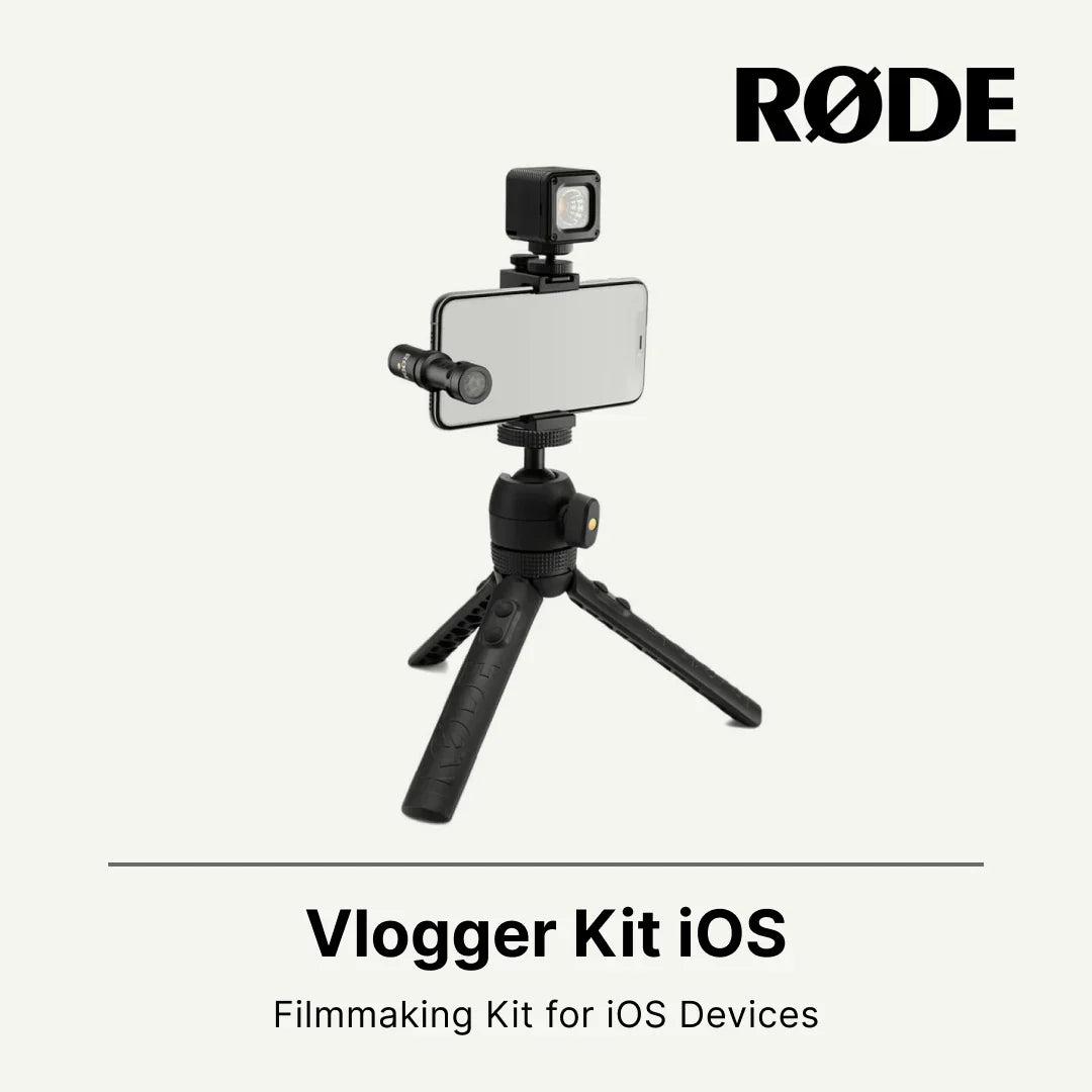 Rode IOS Edition Vlogger kit with Video Micro IOS – Red Dot