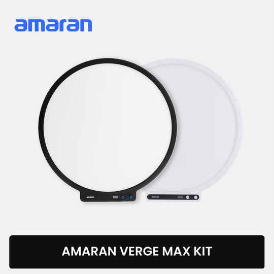 amaran Verge Max Bi-Color Round LED Light Panel (Charcoal & White)