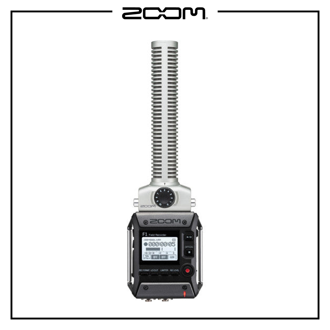 Zoom F1-SP Field Recorder plus Shot Gun