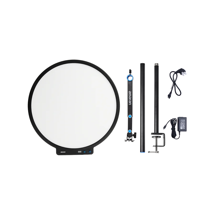 amaran Verge Max Bi-Color Round LED Light Panel (Charcoal & White)