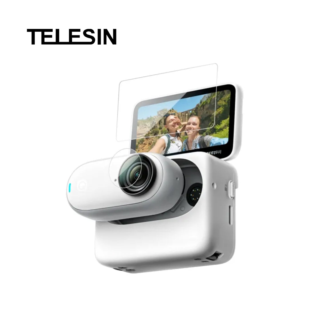 Telesin tempered glass screen protector for insta360 go 3/3s