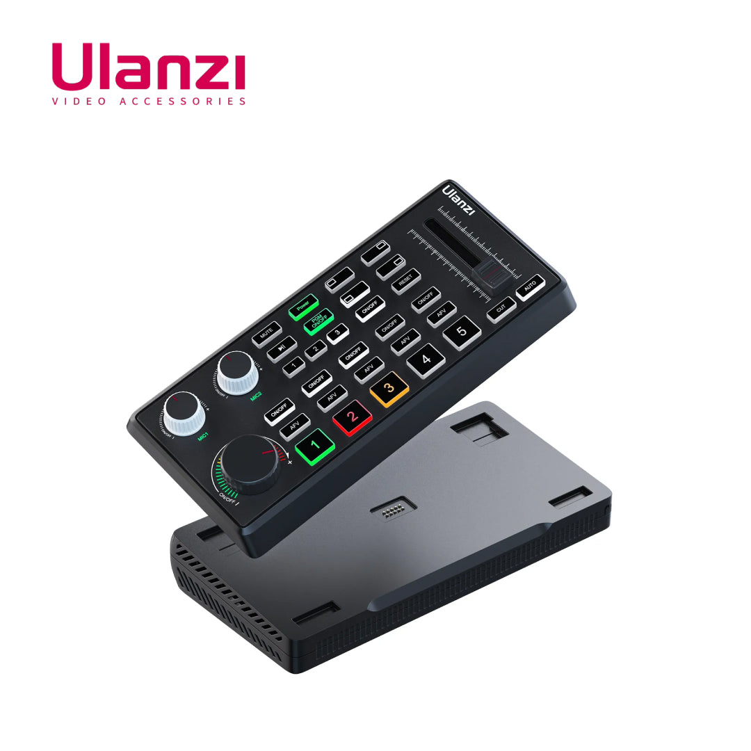 Ulanzi ビデオスイッチャー DD002 HD Ulanzi DD02 HD-Video-Switcher für Live-Streaming