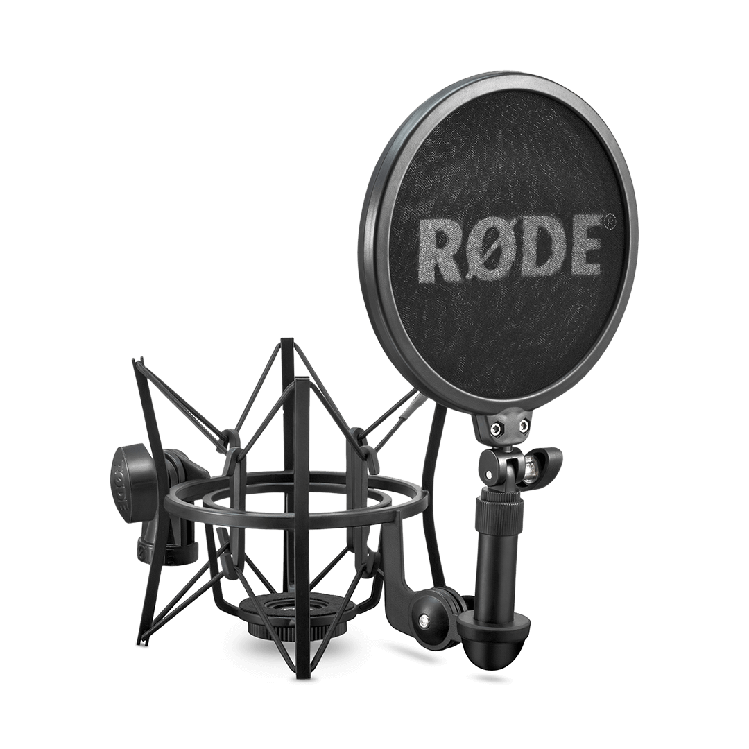 Rode NT1 Kit Condenser Microphone with SM6 Shock Mount and Pop Filter